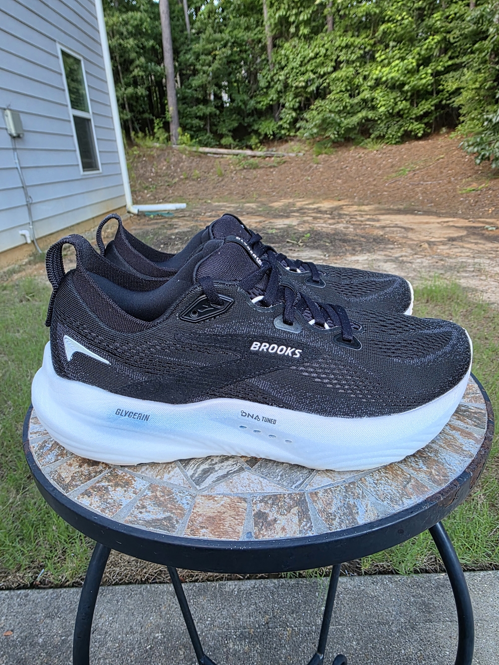 Brooks Glycerin 22 1204341B024 Black/Orchid Ice Running Shoe Women's Size 8.5 B